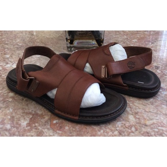 Timberland | Shoes | New Timberland Mens Brown Leather Strap  display picture 1
